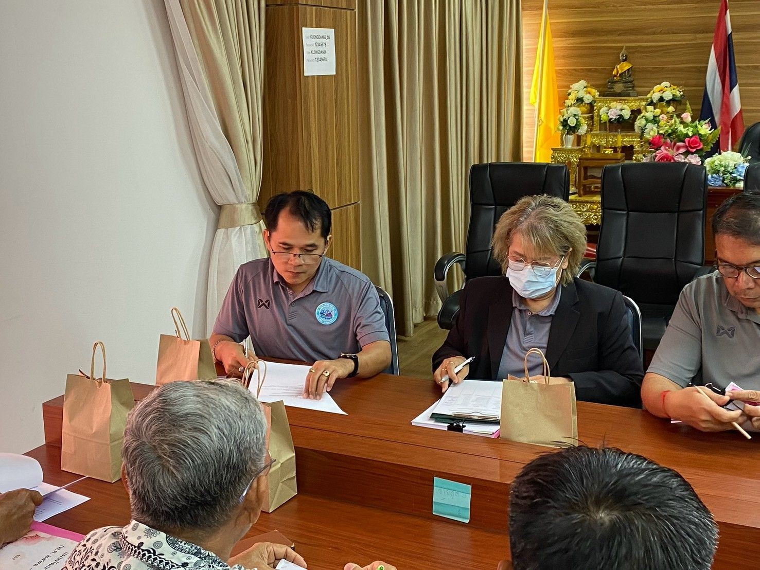 การประชุมคณะกรรมการสนับสนุนการจัดทำแผนพัฒนาองค์การบริหารส่วนตำบลคลองด่าน