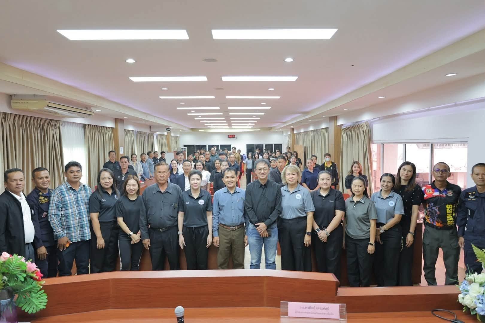 ดำเนินงานโครงการ ฝึกอบรมและซ้อมแผนป้องกันและระงับอัคคีภัย